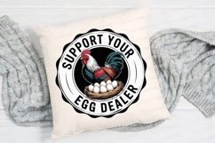 Support Your Egg Dealer Rooster Nest Sublimation PNG Product Image 2
