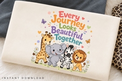 Every Journey Looks Beautiful Together PNG, Safari Animals Product Image 2