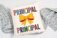 Principal Appreciation Colorful Design With Sublimation PNG Product Image 2