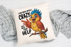 Sassy Bird I Can Drive Myself Crazy Sublimation PNG Product Image 2