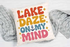 Lake Daze On My Mind Retro Sublimation PNG Product Image 2
