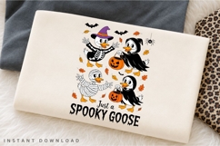 Just a Spooky Goose PNG, Funny Halloween Goose Shirt, Cute Product Image 3