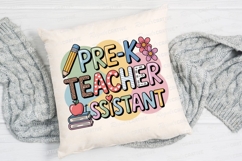 Prek Teacher Assistant Design For Sublimation PNG Product Image 2