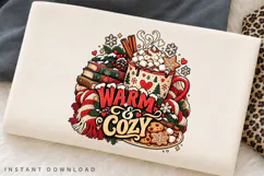 Warm & Cozy Winter Hot Cocoa Christmas Mug Holiday Comfort Product Image 2