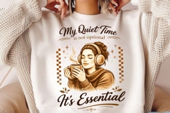 My Quiet Time Is Not Optional PNG Design Product Image 2