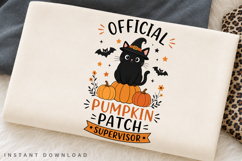 Official Pumpkin Patch Supervisor PNG Sublimation Design Product Image 2
