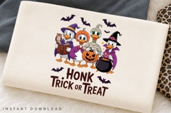 Honk Trick or Treat Goose PNG, Funny Halloween Goose Product Image 2