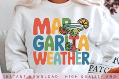 Margarita Weather Summer Cocktail PNG Product Image 1