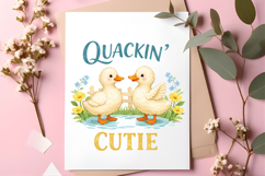 Quackin’ Cutie Duck PNG Design Product Image 5