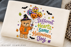 I Experience The World Differently PNG, Autism Halloween Product Image 2