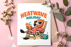 Heatwave Holiday Cute Flamingo Summer Beach Vacation Product Image 2