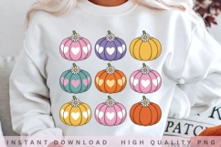 Pastel Pumpkin PNG Bundle, Cute Fall Pumpkin Clipart, Product Image 2