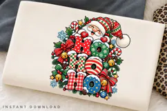 Ho Ho Ho Santa Christmas Holiday Winter Festive PNG Product Image 1