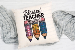 Blessed Teacher Assistant Sublimation PNG Product Image 2