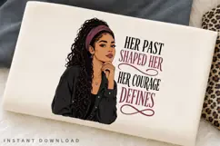 Her Courage Defines Her PNG Sublimation Design Product Image 2