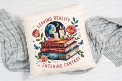 Whimsical Books With Candles Fantasy Sublimation PNG Product Image 2