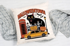 Halloween Illustration with Black Cat Sublimation PNG Product Image 2