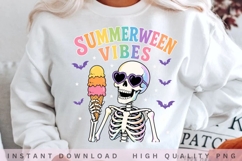 Summerween Skeleton Ice Cream PNG Product Image 2