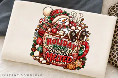 Funny Melting Snowman Holiday Mode Christmas Hot Cocoa Product Image 1