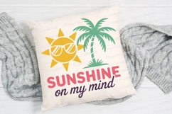 Sunshine on my mind summer design with sun Sublimation PNG Product Image 2