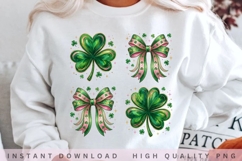 St Patrick Bow Shamrock PNG Product Image 2
