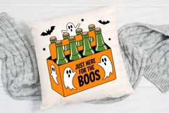 Halloween Beer Bottles in Orange Carrier Sublimation PNG Product Image 2