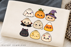 Kawaii Halloween Dumpling PNG Clipart, Spooky Bao Product Image 2