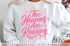 The Heavens Are Roaring Faux Applique PNG Design Product Image 1