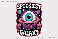 Spookiest in the Galaxy PNG, Cosmic Halloween Sublimation Product Image 3
