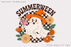 Summerween Ghost PNG, Cute Ghost Halloween Sublimation Product Image 2