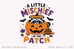A Little Mischief In The Patch PNG Sublimation Design Product Image 1