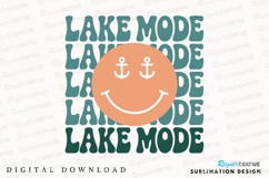 Lake Mode Anchor Eyes Graphic Sublimation PNG Product Image 1