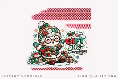 Cute Winter Gift Joy Everywhere Christmas Holiday Character Product Image 2