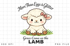 More Than Eggs &amp; Glitter Grace Came as the Lamb Christian Product Image 5