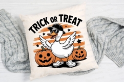 Halloween Duck with Sunglasses and Jack Sublimation PNG Product Image 2