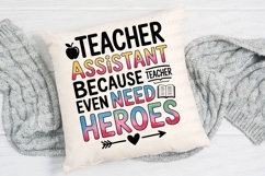 Teacher Assistant Appreciation Sublimation PNG Product Image 2
