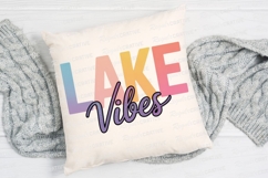 Colorful Lake Vibes Design Graphic Element Sublimation PNG Product Image 2