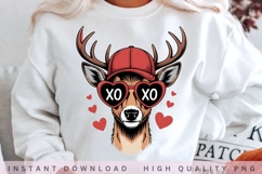 Valentine Deer XOXO Sunglasses PNG Product Image 1