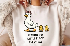 Leading My Little Flock Every Day Duck Family PNG Product Image 2