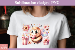 Romantic Valentine Clipart Cute Bee Valentine t-shirt Product Image 1