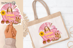 Summer Vibes Pink Beach Bag Fashion Clipart Sublimation PNG Product Image 11