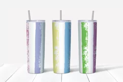 sublimation tumbler designs color ful stripes vertical