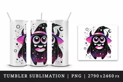 Halloween monster tumbler mug wrap clipart sublimation png Product Image 3