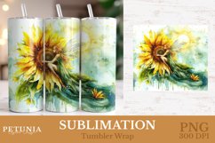 Tumbler Wrap png being used as a 20 oz sublimation tumbler