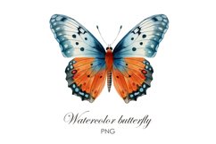 Sublimation Watercolor butterfly PNG
