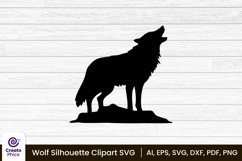 sublimation-wolf svg-wolf png-wolf silhouette-animal-craft svg-printable-black-clipart