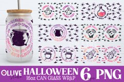 Halloween Can Glass Wrap Sublimation Bundle Product Image 1