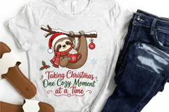 Christmas Winter Bouquet PNG, Holiday Floral Sublimation Product Image 4