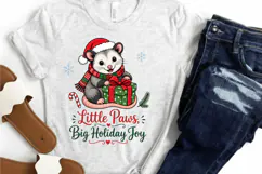 Cute Christmas Opossum PNG Clipart, Little Paws Big Holiday Product Image 3