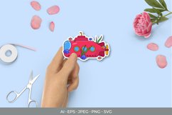 Cute Submarine Sticker PNG Product Image 1